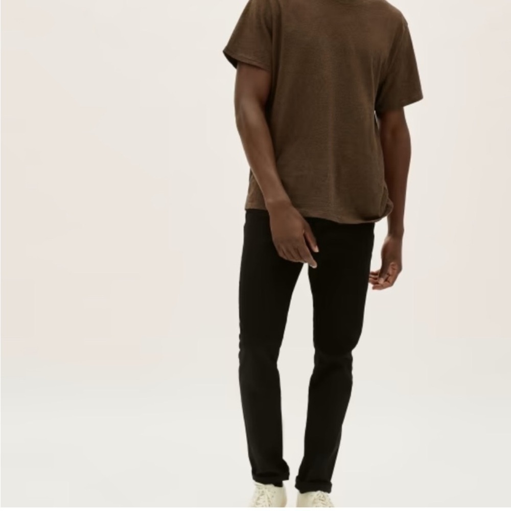 EVERLANE The Slim 4-Way Stretch Organic Jean Uniform black 29x30 new